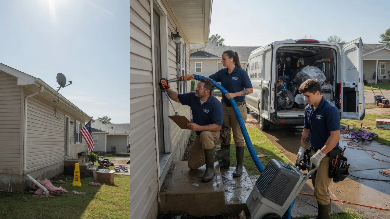 Ceiling Water Damage Restoration in Carroll, IA near me